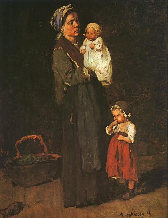 Mihaly Munkacsy Mother and Child  ddf china oil painting image